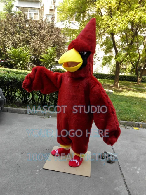 red cardinal bird mascot costume plush red bird custom fancy costume anime cosplay kit mascotte theme fancy dress carnival 41342