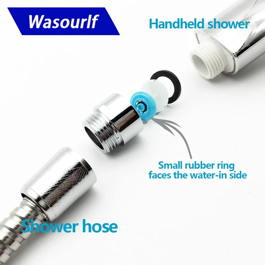 Wasourlf Water Saving Regulator 8L for Bath Shower Head Water Flow Restrictor Reducer Controller Connector Hose Pipe Aerator