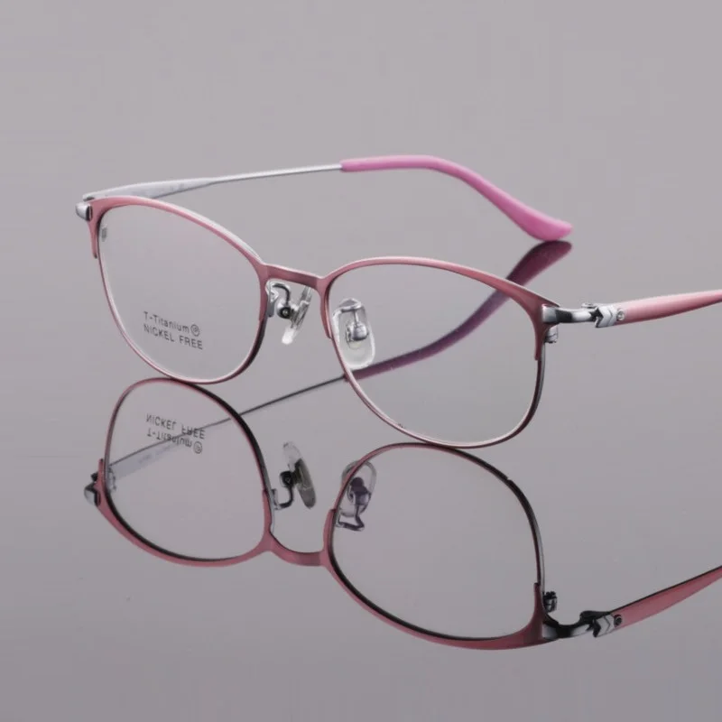 

Width-135 Prescription Glasses Women Eyewear Glasses Full Rim Luxury Titanium Eyeglasses Frame Myopia Reading Glasses Eyewear