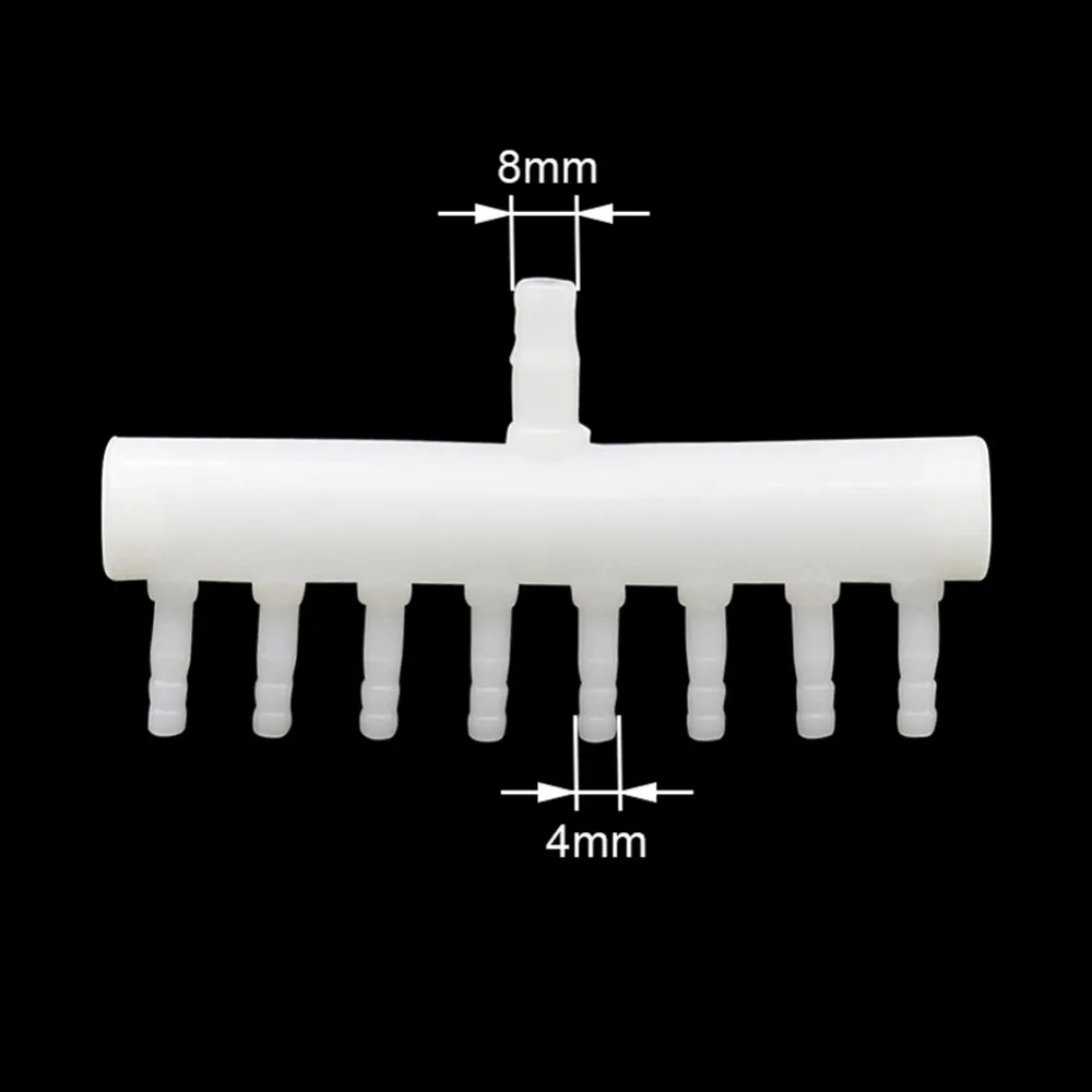 8mm to 4mm Barbed Hose Splitters Irrigation Plumbing Pipe Fitting Aquarium Fish Tank hose Joint Tube Adapter 1 Pc