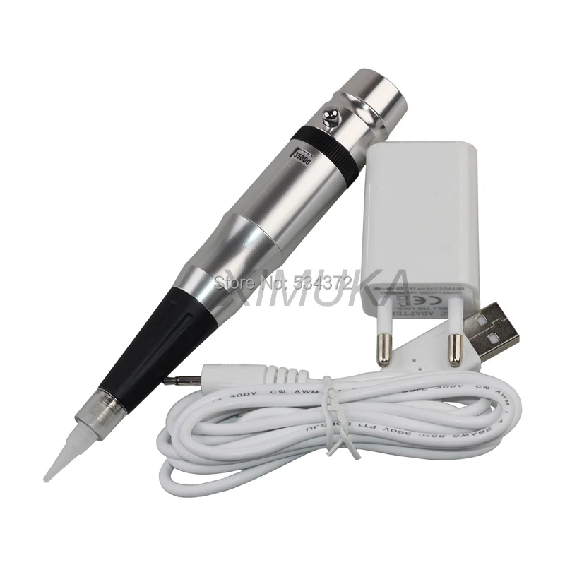 

Silver Rotary Eyebrow Tattoo Machine Permanent Makeup Pen