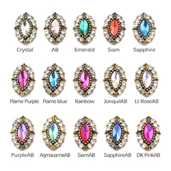 Hot Sale10/30pcs/lot Horse eye Design 3D Nails Art Decorations Rhinestones for Nails Studs Accessories Manicure Jewelry DIY Tips