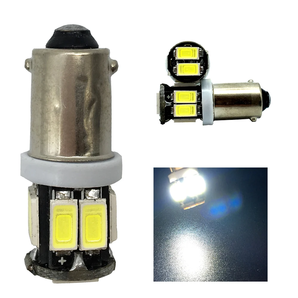 

200X 12V DC BA9S 1895 57 T4W 182 5630 SMD 10 LED Car Interior Head Lights Lamp Bulb Car Light car styling White High Lumen