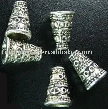 

FREE SHIPPING 300Pcs Tibetan silver crafted taper spacer beads A806