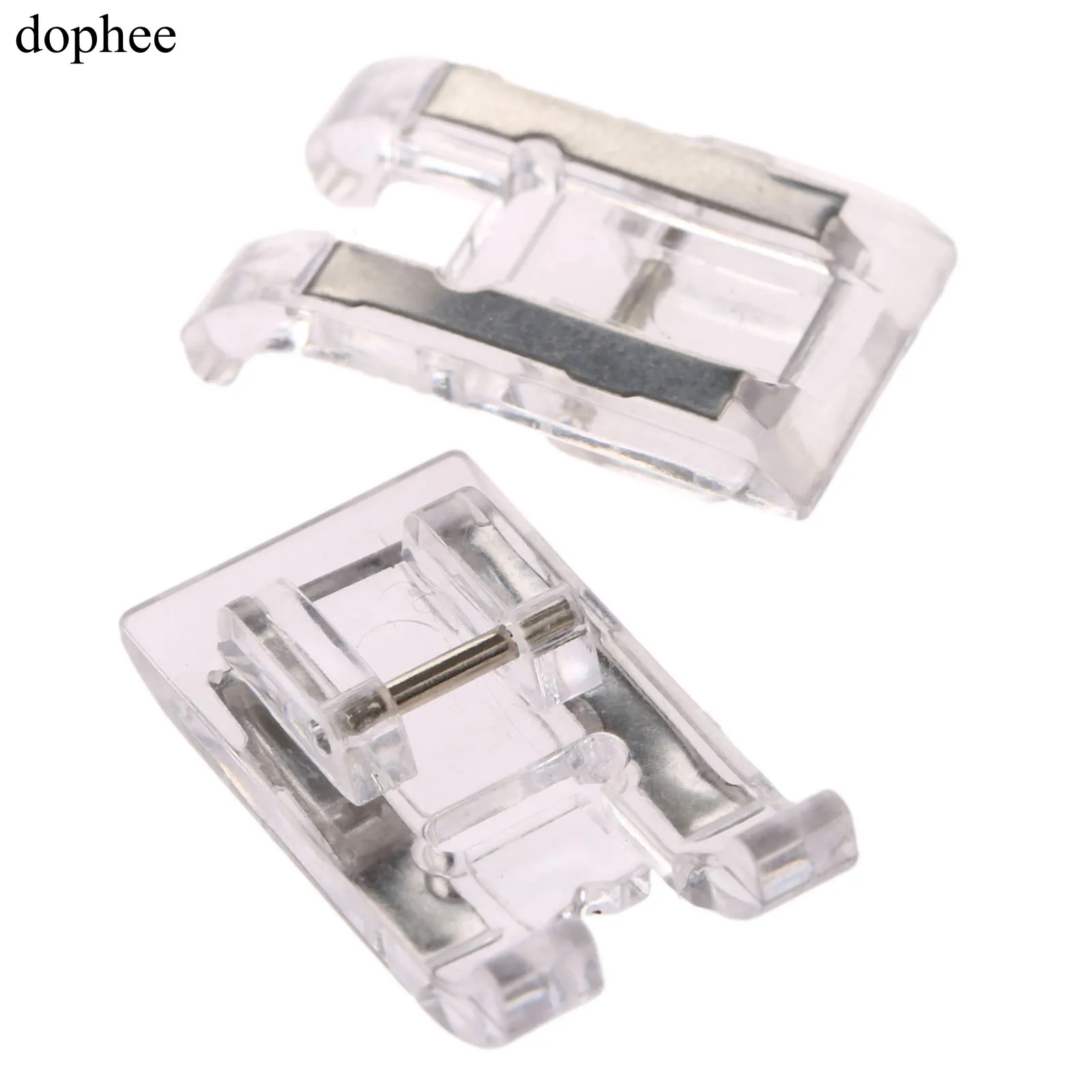 dophee Domestic sewing Satin Stitch Foot presser foot For Brother For Singer Janome Sewing Machines Snap-on Sewing Presser Foot