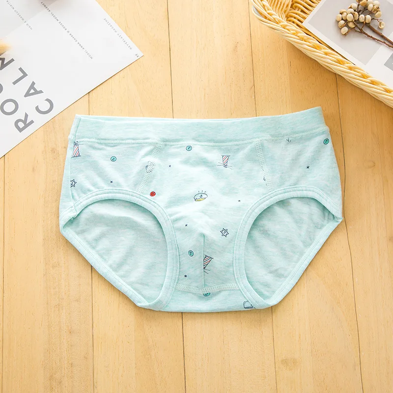 new arrived high quality boys cotton briefs panties kids children underwear 3-11years 5pcs/lot students