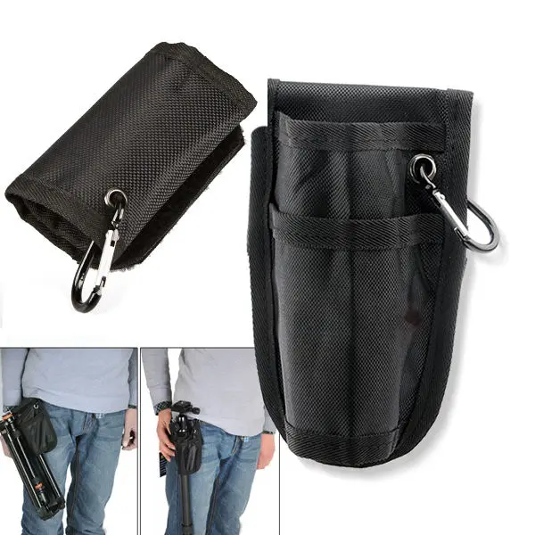 Pro Fixed Portable Convenient Waist Bag Pouch Case For Supporting DSLR Camera Monopod Tripod