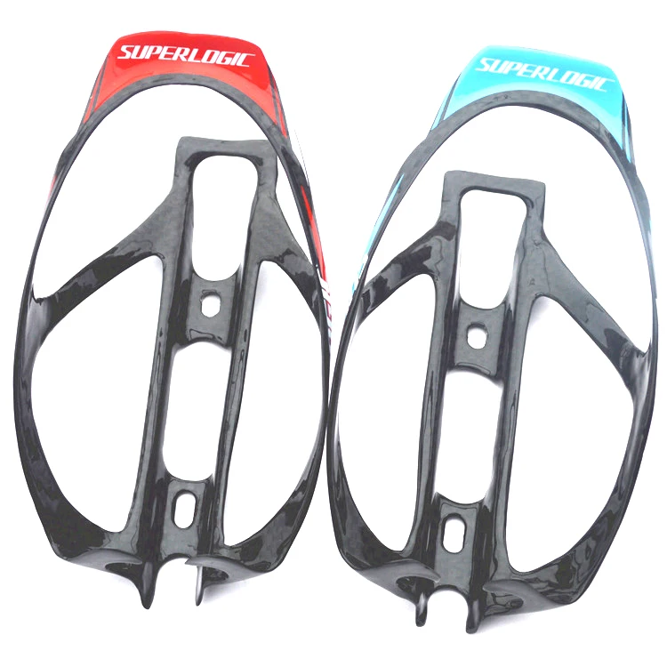 Superlogic Carbon Fiber Bike bottle cage Bicycle water bottle holder bicycle accessories 3k finish Ultra-light  24g