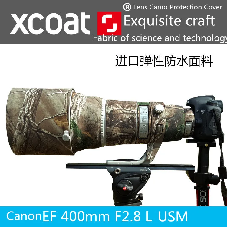 For Canon lens protective case guns clothing EF 400mm f/2.8L USM  SLR Lens Camo Protection Cover Camera Lens Coat Camouflage