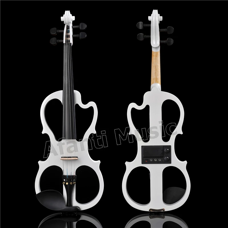 Afanti Music 4/4 Electric Violin with Hardcase, Earphone, connecting line(AVL-025)