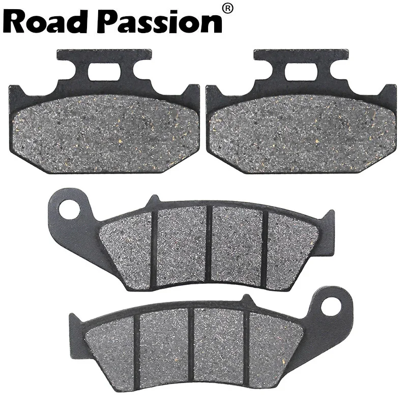 Motorcycle Front & Rear Brake Pads For KAWASAKI KX125K1 KDX200H KDX220R KLX250R KX250K1 KX500 KLX650R KLX650C 93-96