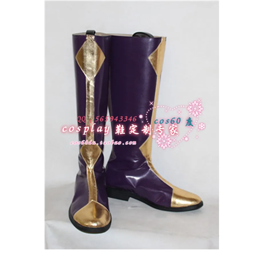 CODE GEASS Lelouch of the Rebellion Zero PU Cosplay Boots Shoes S008