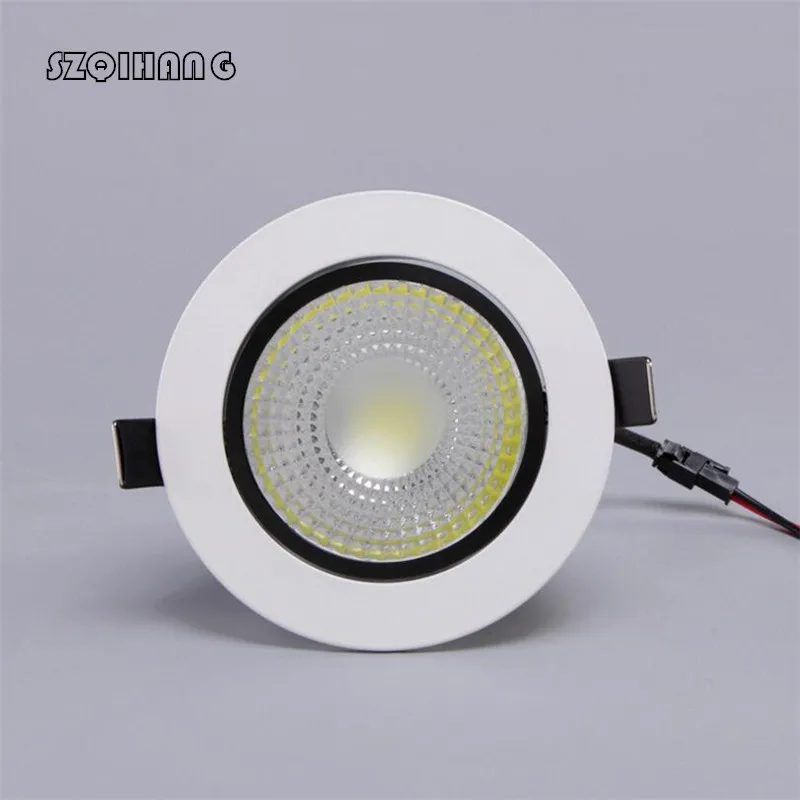 Hot Sale High Quality 9W/12W Dimmable COB hight light LED Ceiling Light ,90~100LM/W, led ceiling lamp,AC85~265V.Factory Wholesal