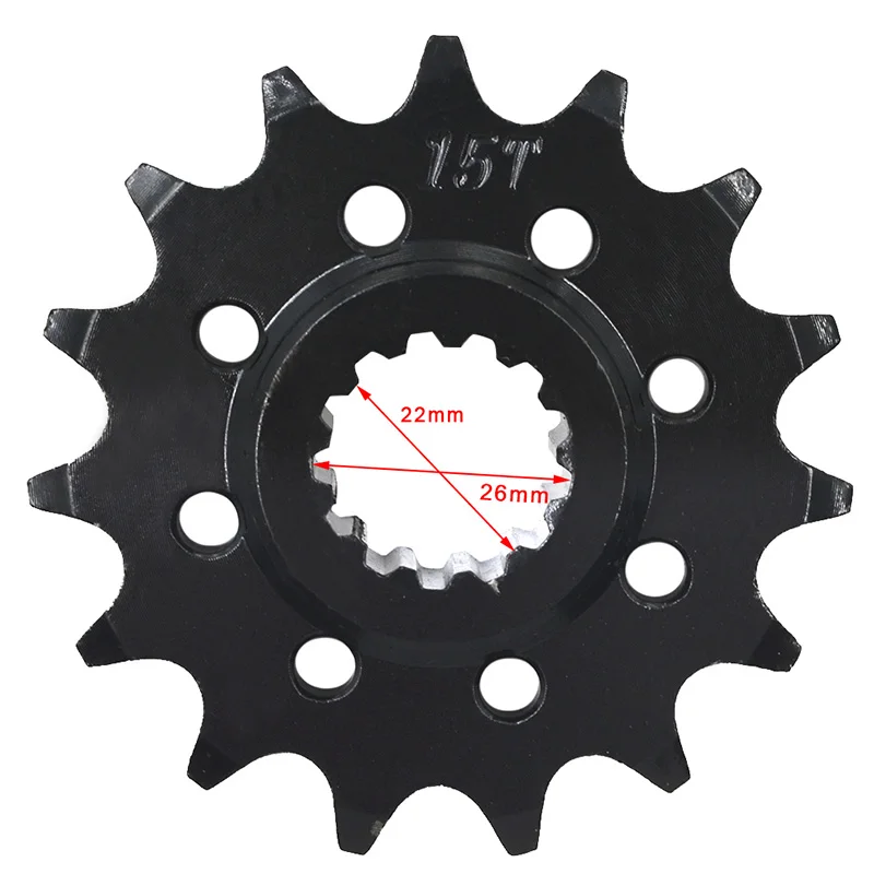 14T 15T For HONDA CBR19 CBR22 JADE250 KAZ MC19 MC22 MC23 MAGNA250 Hornet250 Motorcycle Front Sprocket 20407