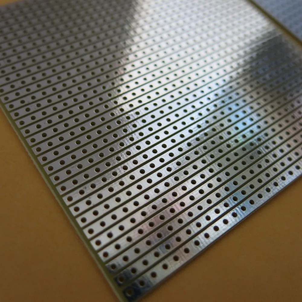 3 pcs/lot Single Side 80x80mm 8x8cm Stripboard Veroboard vero Platine circuit board fiberglass prototype print paper breadboard