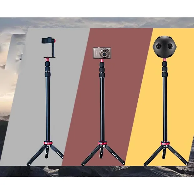 Kolivar MT-01 aluminium blat elastyczny statyw rozszerzenia Mini lekki statyw z głowicą Ball uchwyt na telefon do aparatu Iphone