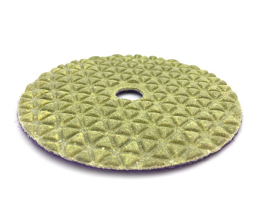 RIJILEI 6 Stück/Set 100mm Trockenpolierpads 4 Zoll Steinpolierpads Marmorschleifscheiben für Granit-Betonböden – Detail 5