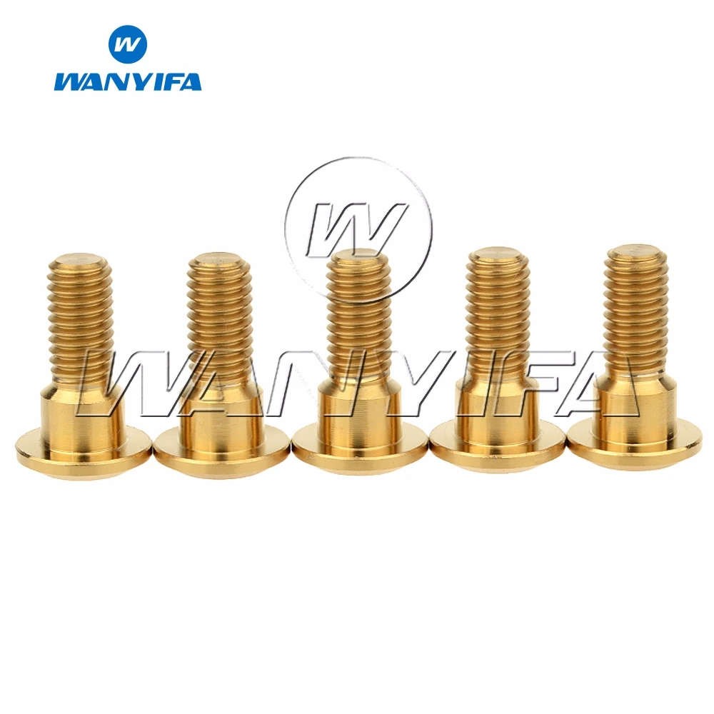 Wanyifa Titanium Bolt M8x20 22 25 30 33 35 40mm Motor Rear Brake Rotor Screw for YAMAHA Suzuki Motorcycle Accessory 5pcs