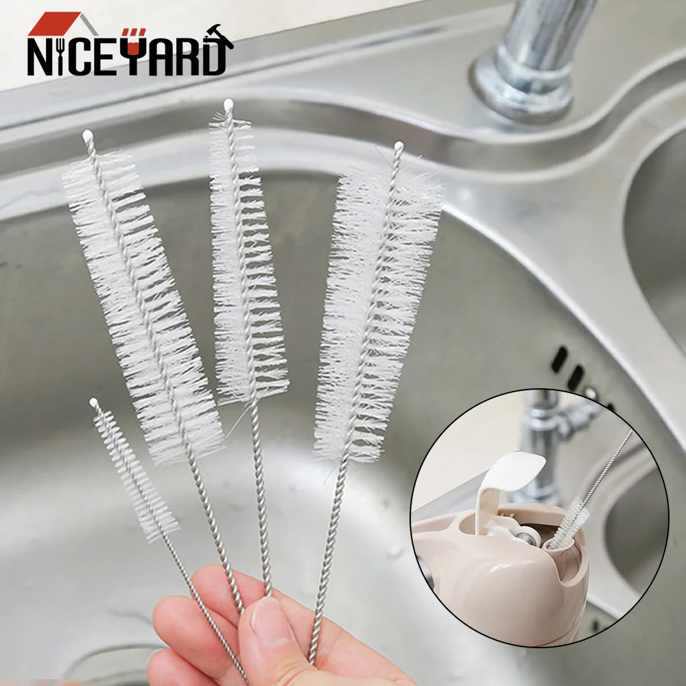 Long Handle Teapot Mouth Brush Kettle Spout Brushes Baby Milk Bottle Nipple Cleaning Tool Icing Piping Nozzle Brush