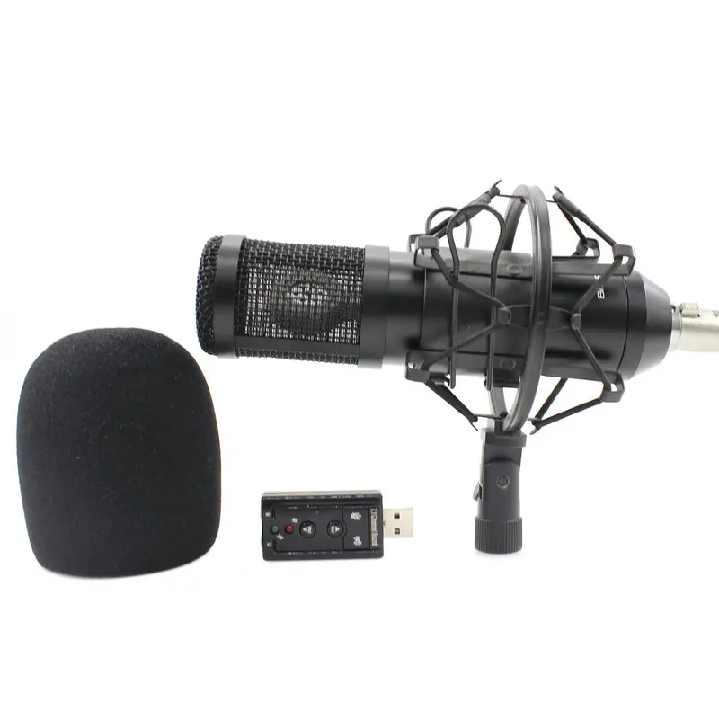 

Mikrofon bm 800 Upgraded BM900 KTV Microphone Pro Audio Studio Vocal Sound Recording Mic for Computer Shock Mount