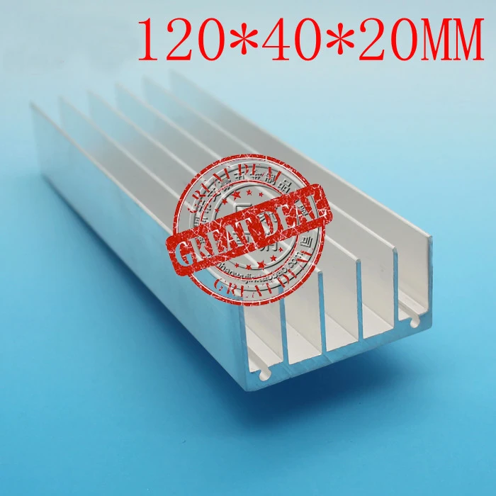 

Free Ship with tracking 20pc high quality aluminum heatsink 120*40*20MM Chipset heatsink Strip