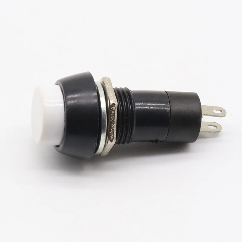 6PCS Momentary Pushbutton Switch 3A 250V AC 12mm