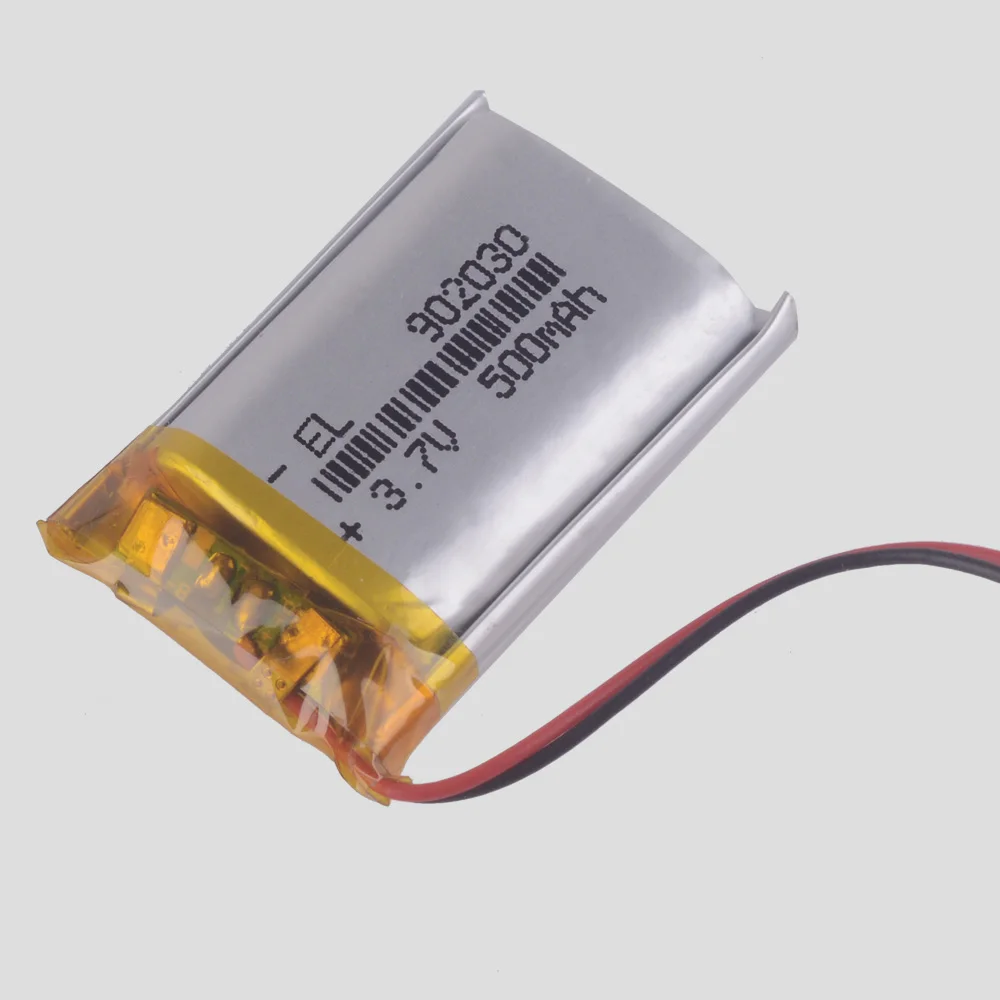 3.7V 500mAh 902030  polymer lithium ion / Li-ion battery For Mp3 Player Bluetooth Speaker Camera video recorder mirror dvr