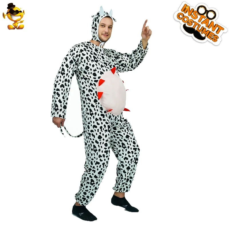 Cow Pajamas Warm Cow Cosplay Costumes Funny Cow Jumpsuit Party