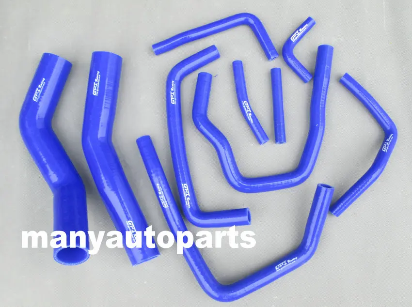 PER TOYOTA LAND CRUISER HDJ80/HDJ81 1HD 4.2L SILICONE RADIATORE TUBO BLU