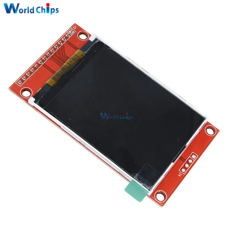 2.4 "2.4 Inci 240X320 SPI TFT LCD Serial Modul Port 5V/3.3V PCB Adaptor Kartu ILI9341 LCD Display Putih LED UNTUK Arduino