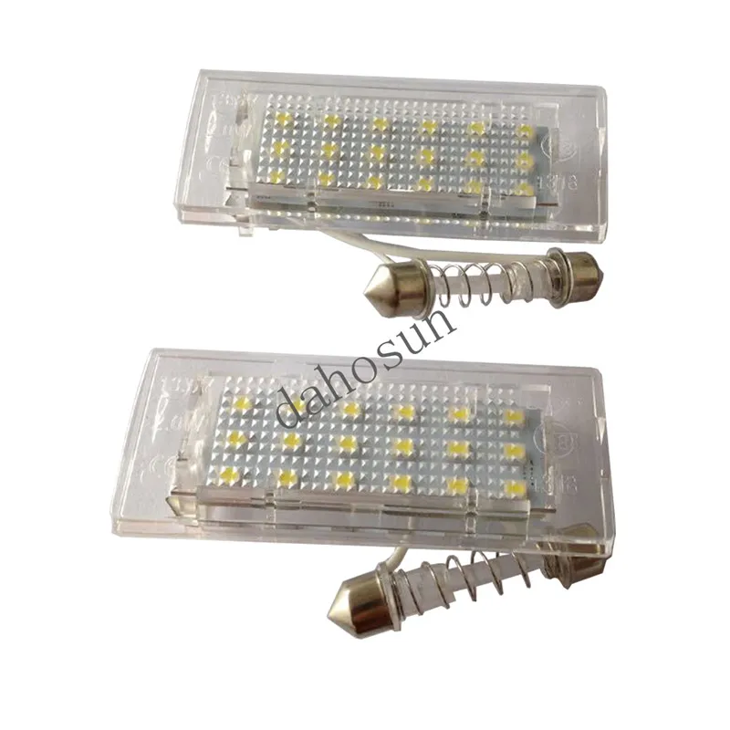 2x Led Rear Tag License Number Plate Light Lamp With Led Bulb for BMW X5 E53 2000-2015 X3 E83 2004-2013 2014 2015