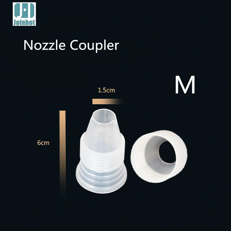 middle size   Plastic Icing Couplers Pastry Coupler Pastry Bags Tip Nozzles Adaptor Convetor Cake Decorating Tools