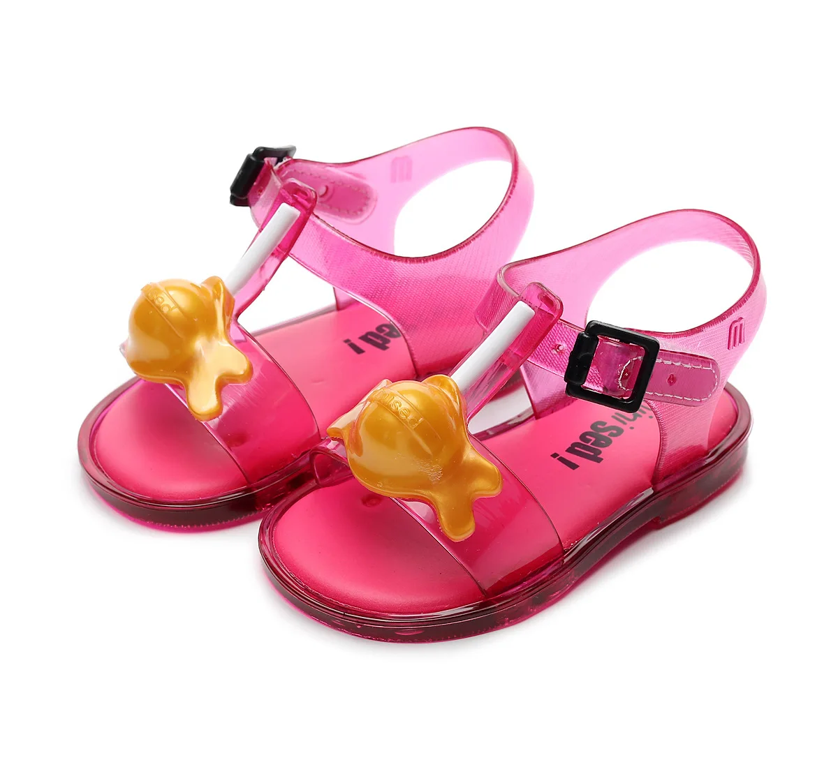 Mini Sed Roman Cream Girl Jelly Sandals Children Cute Princess Sandals Baby Shoes Children Shoes Mini Jelly Sandals