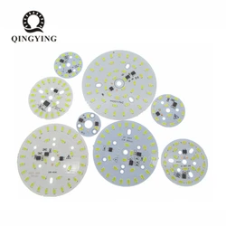 20pcs 220v SMD 5730 dimmable led pcb plate 3W 5W 7W 10W 12W 15W 18W 24W integrated smart ic driver lamp panel White Warm White