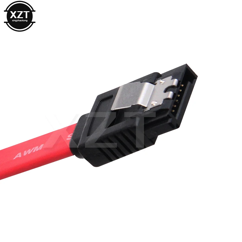 Right Angle SATA Cable Serial ATA Data Lead Locking Latching S-RA 0.5m RD SATA data 7pin to 7pin Adapter Cord Straight to Right