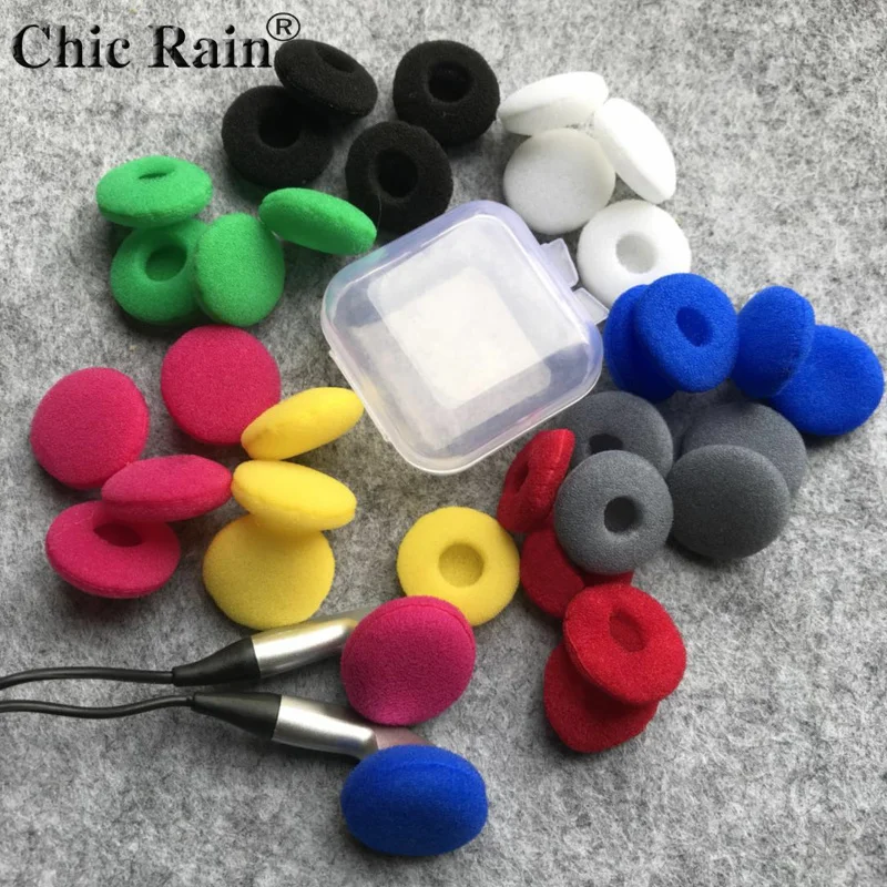 20pcs ear pads for headphones Foam 18mm Sponge Bluetooth Earphones Replacement earphone Earpads Covers MP3 MP4 Moblie Phone