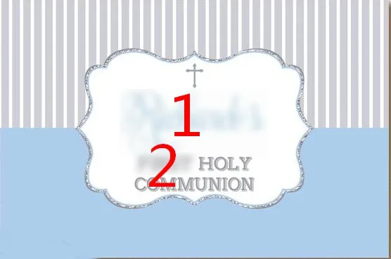 custom Communion Silver And Blue Striped Crucifixion backdrops  High quality Computer print party backgrounds