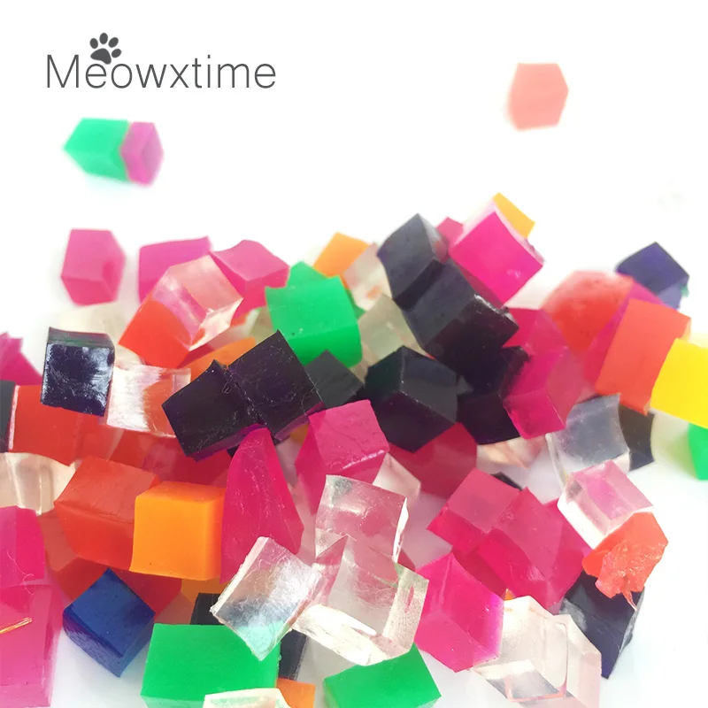 50g/bag 3d 5x5x5 square crystal soil hydrogel water beads for flower orbiz orbits growing jelly balls in water toy set orbis