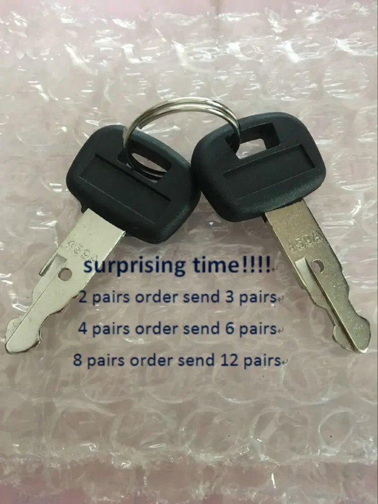 for 459A FOR Kubota Heavy Equipment / Construction Ignition Key