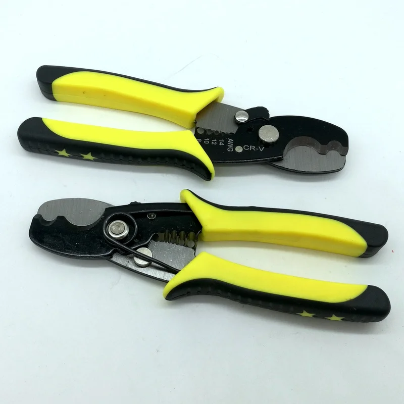 Pince à dénuder multi-outils 2 en 1, coupe-câble, ciseaux, coupe-fil, 1.6-4.0mm, outils à main, 8\