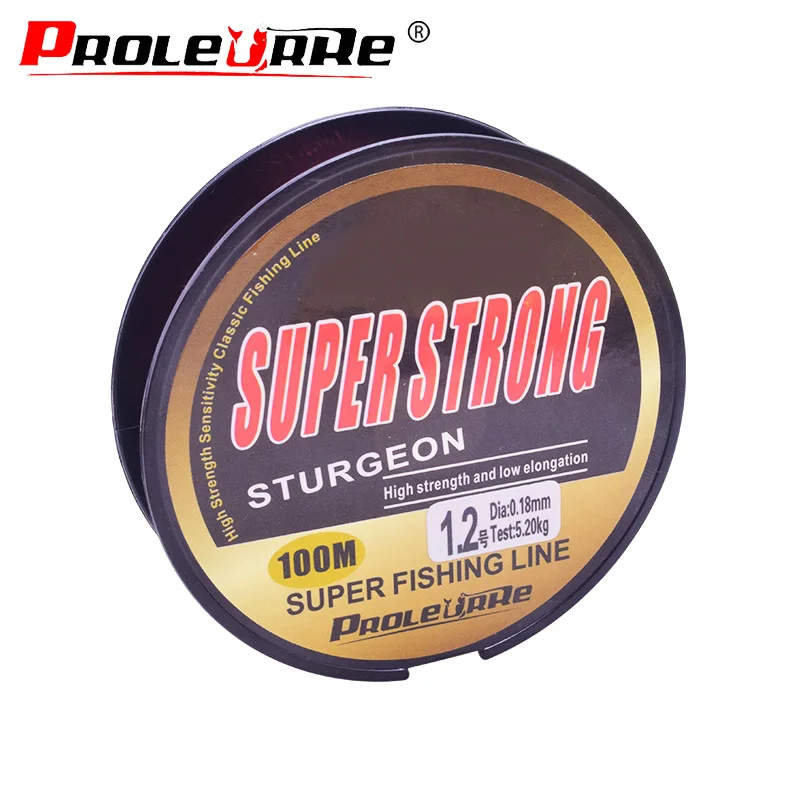 

Proleurre 100m Super Strong Nylon Fishing Line 2-40LB Monofilament Line Japan Main Line for Carp Fishing Tackle PE-476