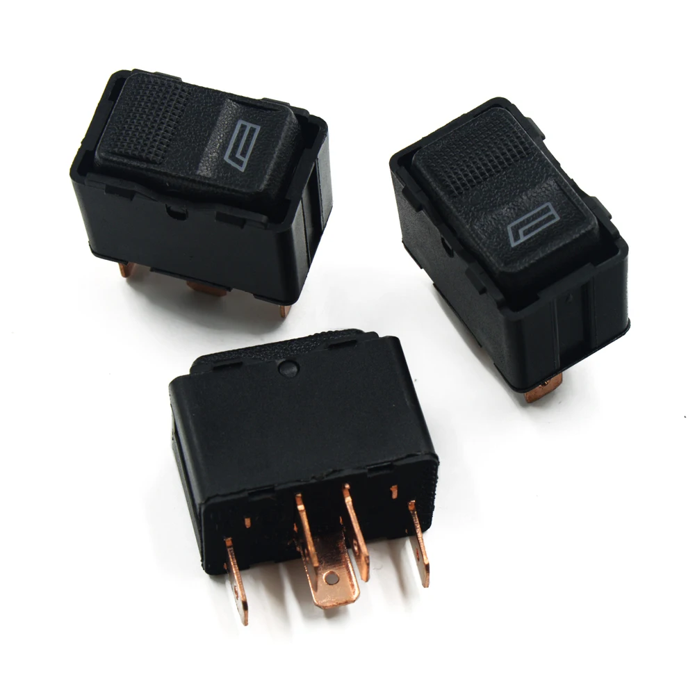 100% New # 3 PCS High quility! 893 959 855 / 4A0959855A For Audi A6 C4 V8 Quattro 80 B3 B4 90 100 Power Window Switch REN Light!