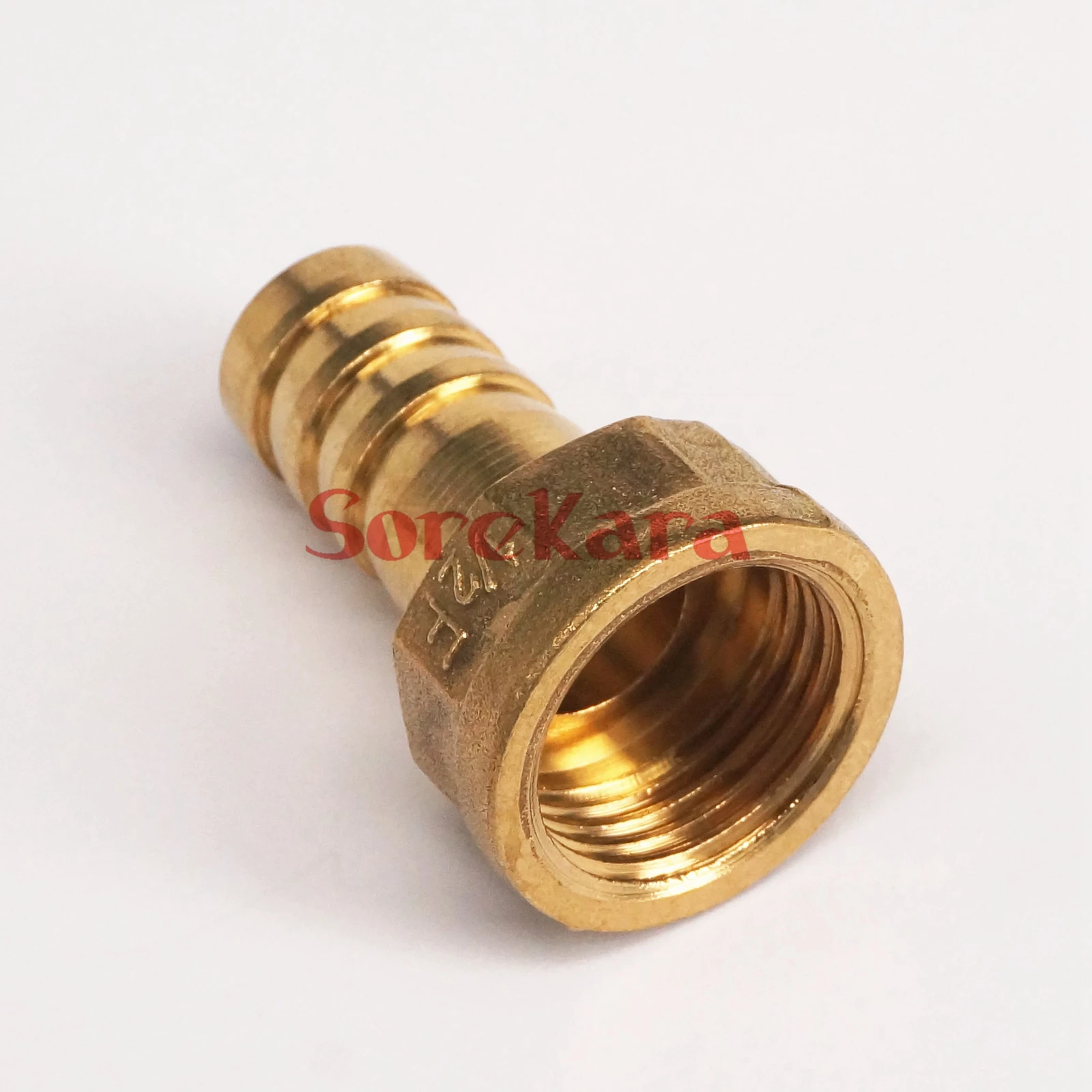 

LOT 5 Hose Barb I/D 14mm x 1/2" BSP female Thread Brass coupler Splicer Connector fitting for Fuel Gas Water