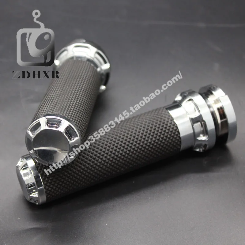 Custom CNC Aluminum Slip Gel Rubber Handlebar Grips Handle Bar Grips 1\