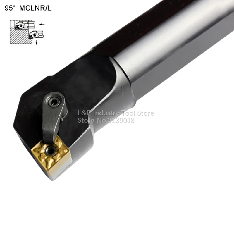 New Good Quality Tool Cutting Edge Angle 95 Internal Turning Tool 25mm S25S-MCLNR12 / S25S-MCLNL12 Inner Bore Toolholder