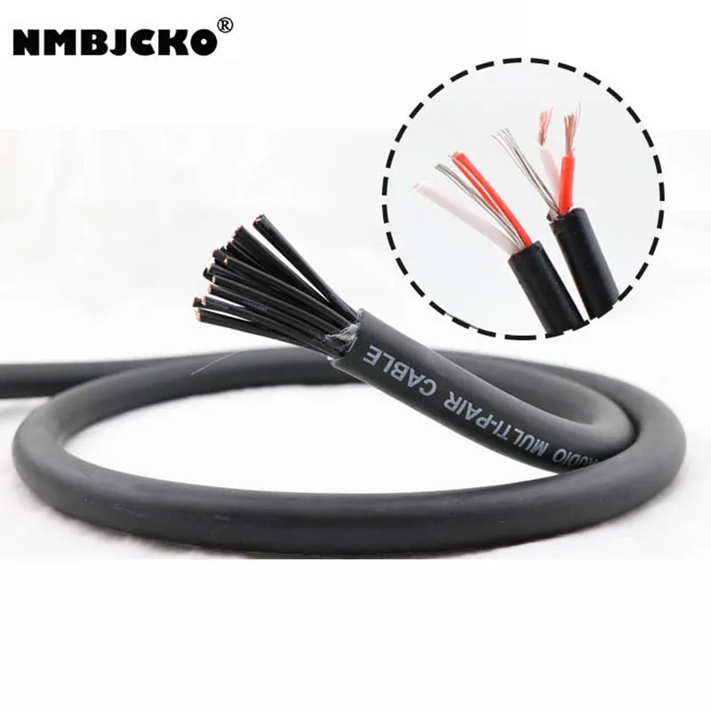 High quality NMBJCKO Series 16 channel way Balanced Audio Multicore Cable Snake for stage Multimedia audio cable with 5M