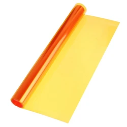 Film headlight 30cm x 120cm Tint Vinyl Car Orange Car light Car Windows Tint Film