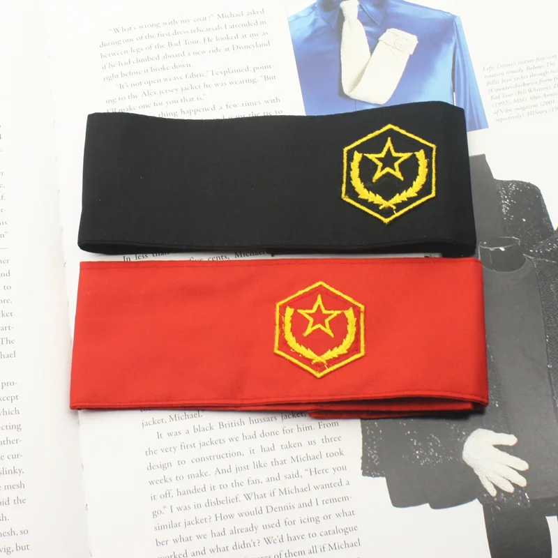 Langka Cosplay Michael Jackson CTE Anti War bordir Armband Brassard pesta Halloween hadiah