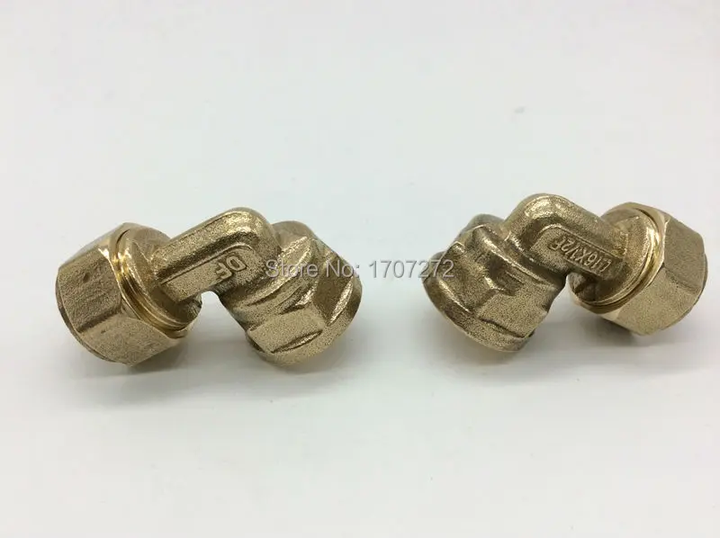 موصل أنثى PEX-al-PEX L1216 * 1/2 ، مقبس أنثى ، موصل نحاسي ، خيط bsp ، شحن مجاني