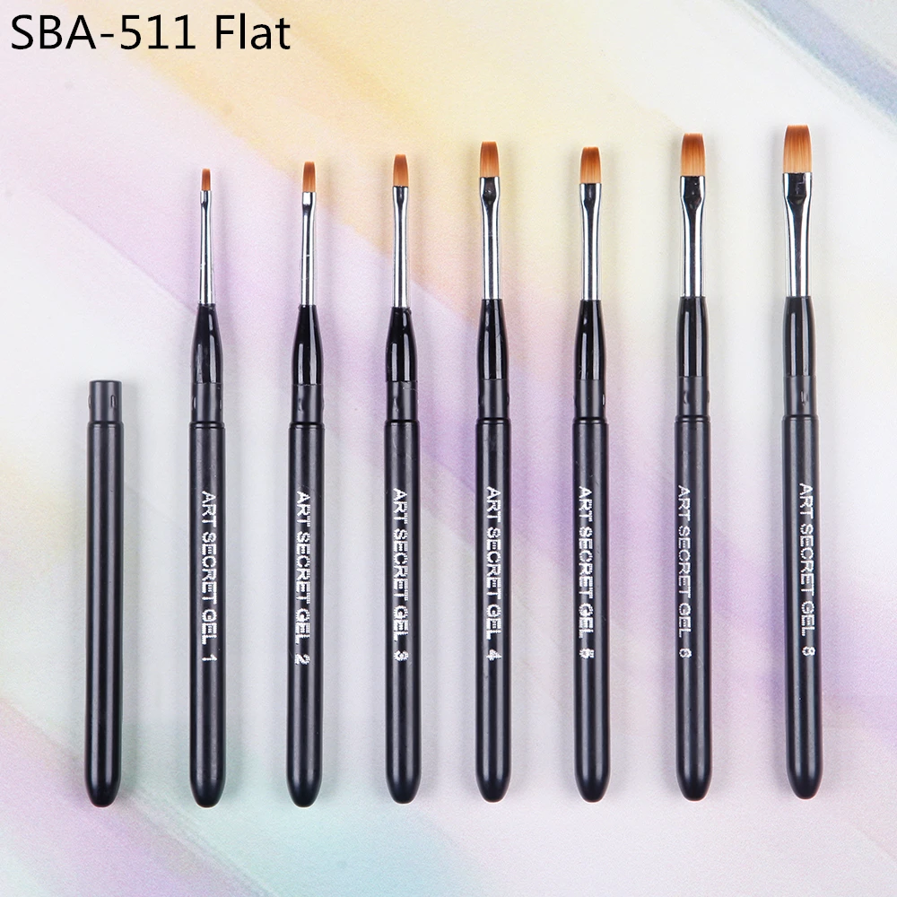 

Artsecret SPA-511F High Quality 1PC Korea Taklon Hair Nail Art Gel Varnish Polish Travel Makeup Cosmetic Brush For A Manicure